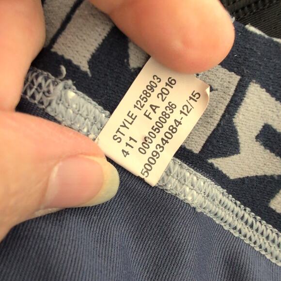 Under Armour HeatGear 3/4 Compression Pants Men's Cropped Legging Navy Blue XL - Picture 4 of 7